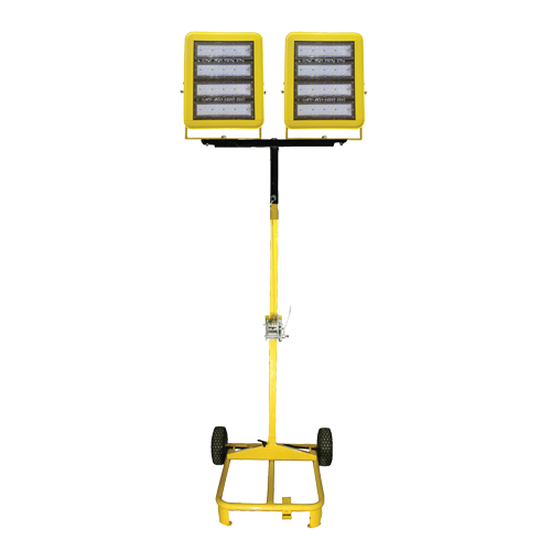 Dual-Head Cart with Winch, LED, 400 W, 60000 Lumens, Aluminum Housing OSI Industrial Sales