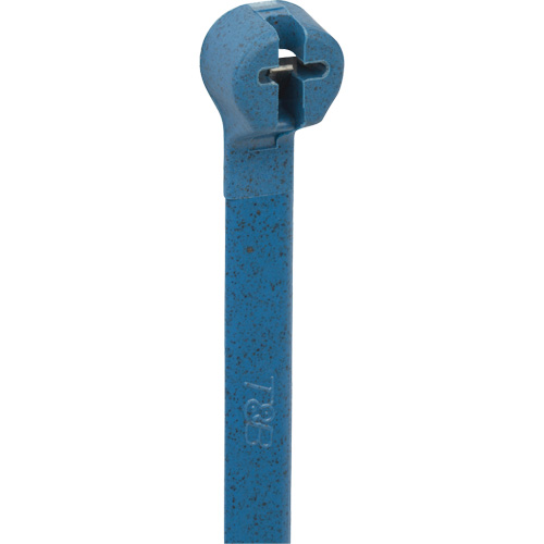 Attache-c&acirc;ble d&eacute;tectable, Longueur 7-4/13", R&eacute;sistance &agrave; la traction 50 lb, Bleu OSI Industrial Sales