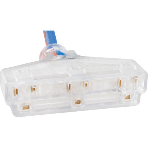 Cordon rallonge en caoutchouc TPE avec indicateur lumineux, Toutes saisons, SJEOW, AWG 12/3, 15 A, 3 prise(s), 100' OSI Industrial Sales