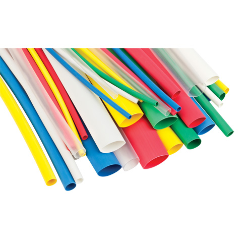 Tube thermor&eacute;tractable, Paroi mince, 1/2', 0,25" (6,35mm) - 0,25" (6,35mm) OSI Industrial Sales