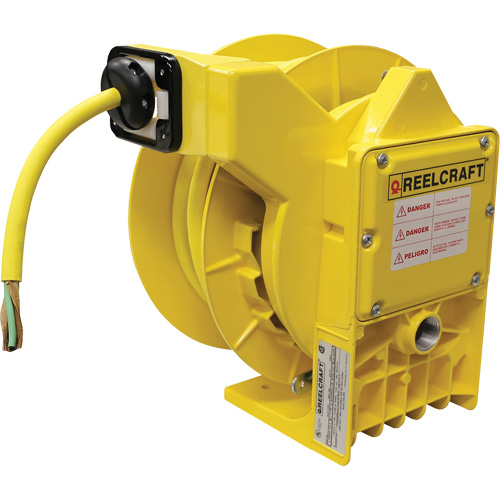 NM400 Heavy Duty Power Cord Reel, 50', SOW, 16 Gauge, 9 A OSI Industrial Sales