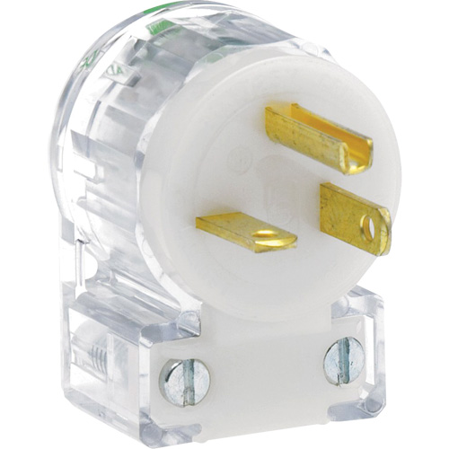Prise de rallonge &agrave; angle de qualit&eacute; hospitali&egrave;re, Nylon, 20 A, 125 V OSI Industrial Sales