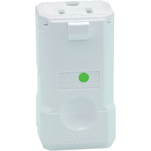 Connecteur de prise de rallonge de qualit&eacute; hospitali&egrave;re, 5-15R, Nylon OSI Industrial Sales