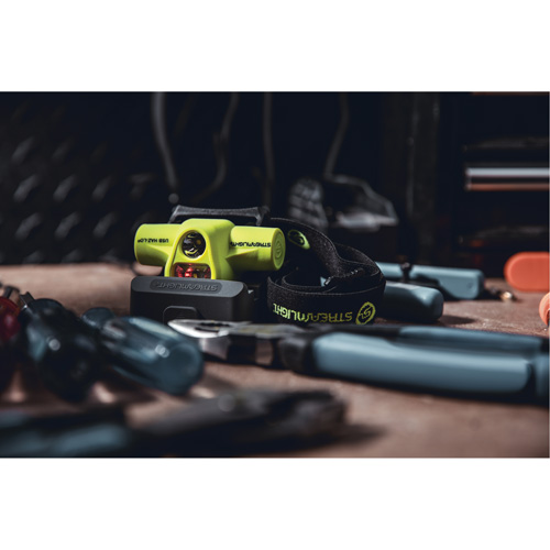 Lampe frontale &agrave; s&eacute;curit&eacute; intrins&egrave;que HAZ-LO USB, DEL, 250 lumens, 7 hres de fonctionnement, piles Rechargeable OSI Industrial Sales