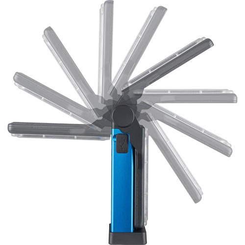Lampe de travail multifonctionnelle compacte FlipMate, DEL, 500 lumens, Boîtier en Aluminium OSI Industrial Sales