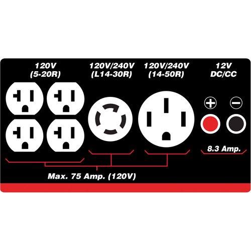 G&eacute;n&eacute;ratrice &agrave; essence/propane &agrave; d&eacute;marreur &eacute;lectrique OSI Industrial Sales