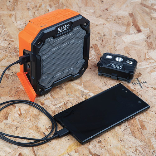 Bluetooth&reg; Jobsite Speaker with Magnet & Hook (Tool Only), Lithium-Ion OSI Industrial Sales