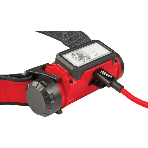Lampe frontale pour casque de s&eacute;curit&eacute; USB REDLITHIUM, DEL, 600 lumens, 5 hres de fonctionnement, piles Rechargeable OSI Industrial Sales