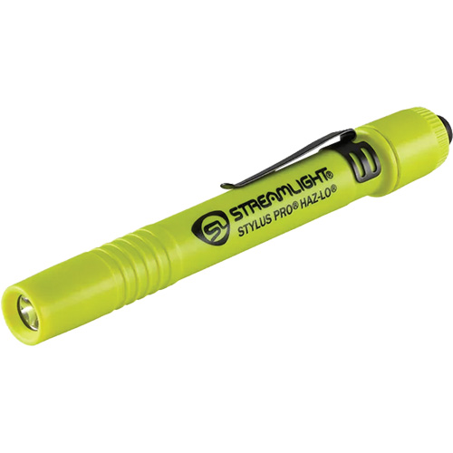 Lampe stylo &agrave; s&eacute;curit&eacute; intrins&egrave;que Stylus Pro HAZ-LO, DEL, 105 lumens, piles AAA, Compris OSI Industrial Sales