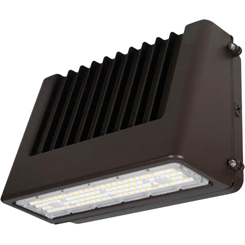 Wall Pack Light Fixture, LED, 120 V, 80 W, 6.5" H x 9.3" W x 14.4" D OSI Industrial Sales