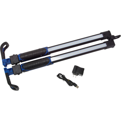 Baladeuse sous-capot pliante, Crochet, Rechargeable, 1400 lumens OSI Industrial Sales