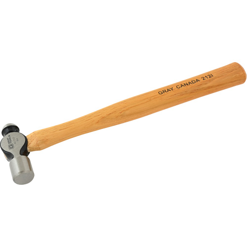 Ball Pein Hammer, 8 oz. Head Weight, Plain Face, Wood Handle OSI Industrial Sales