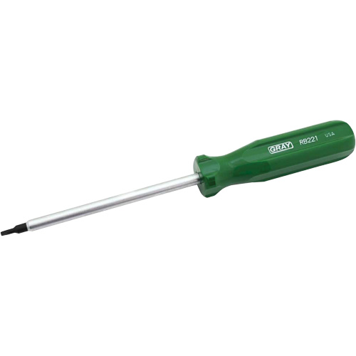 Tournevis tr&egrave;s long pour vis &agrave; t&ecirc;te carr&eacute;e creuse, Tige de #1, Ronde, 10" lo, Prise en Coussin&eacute;e OSI Industrial Sales