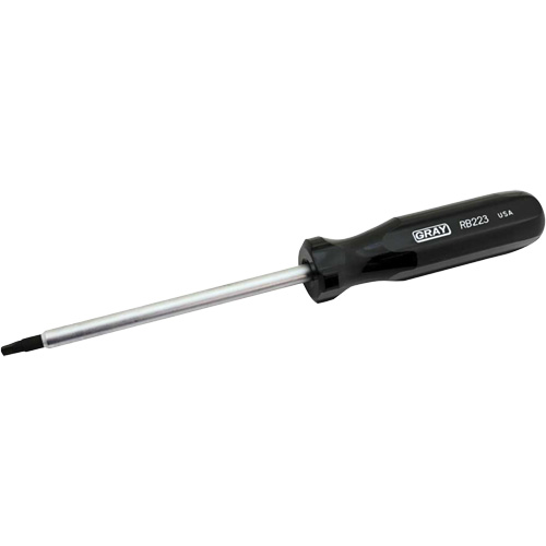 Extra-Long Square Recess Screwdriver, #3 Tip, Round, 10-1/4" L, Cushion Grip Handle OSI Industrial Sales