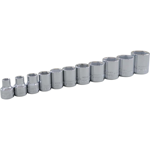 Jeu de douilles SAE, 11 Mcx, Prise de 3/8" OSI Industrial Sales