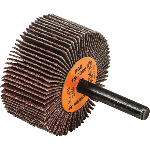 Coolcut Flap Wheel, Aluminum Oxide, 60 Grit, 2" x 1" x 1/4" OSI Industrial Sales