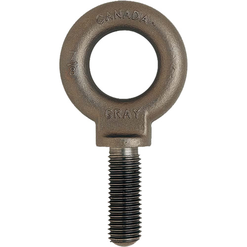 Eye Bolt, 1-11/16" Dia., 2-1/4" L, Uncoated Natural Finish, 10600 lbs. (5.3 tons) Capacity OSI Industrial Sales