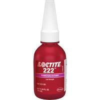 Threadlocker 222 Small Screw, Purple, Low, 10 ml, Bottle OSI Industrial Sales