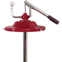 Pompes pour lubrification manuelle - Pompes &agrave; pression d&eacute;bit-volume, Zinc, 1 lb/6 courses, Pour barils de 5 gal. OSI Industrial Sales