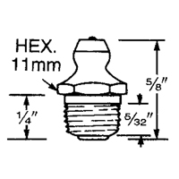 Raccord, Filetage de 10 mm OSI Industrial Sales