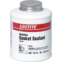 Aviation Gasket Sealant, Brush Can, Brown OSI Industrial Sales