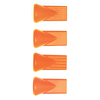 Assorted Flat Slot Nozzle Set, 1-1/10" L OSI Industrial Sales