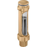 Indicateurs de niveau &agrave; liquide en laiton - Droits, Filet&eacute;, 14-1/4" lo, 225°F (107,22° C) OSI Industrial Sales