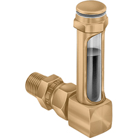 Indicateurs de niveau &agrave; liquide en laiton - Raccords universels, Filet&eacute;, 8-11/16" lo, 225°F (107,22° C) OSI Industrial Sales