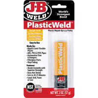 Colle &eacute;poxyde PlasticWeld, 2 oz, B&acirc;ton, Blanc cass&eacute; OSI Industrial Sales