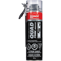 Mousse d'installation de portes & fen&ecirc;tres Quad Mousse, Canette a&eacute;rosol, Havane OSI Industrial Sales