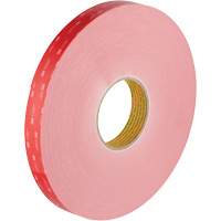 VHB Tape, 32.9 m (108') L x 1117.6 mm (44") W, 0.028 mm, Acrylic OSI Industrial Sales
