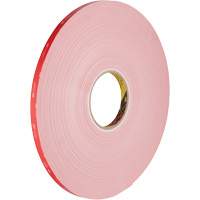 VHB Tape, 32.9 m (108') L x 12.7 mm (1/2") W, 62 mils, Acrylic OSI Industrial Sales