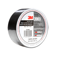 3903 Vinyl Duct Tape, 1245 mm (49") W x 46 m (151') L, 6.5 mils, Black OSI Industrial Sales