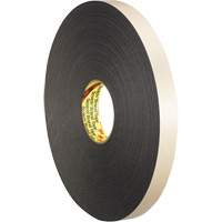 Double-Coated Foam Tape, 33 m (108') L x 12.7 mm (1/2") W, 62 mils, Polyethylene OSI Industrial Sales