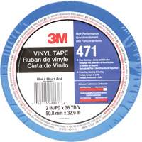 471 Vinyl Tape, 50.8 mm (2") W x 32.9 m (108') L, 5.2 mils, Blue OSI Industrial Sales