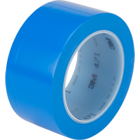471 Vinyl Tape, 50.8 mm (2") W x 32.9 m (108') L, 5.3 mils, Blue OSI Industrial Sales