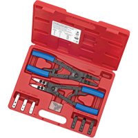 SRP-10S Heavy-Duty Ratcheting Snap Ring Pliers Set, 10 Pieces OSI Industrial Sales