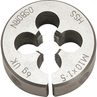 Fili&egrave;re ronde segment&eacute;e, Filet de M10 X 1,5, Acier rapide OSI Industrial Sales