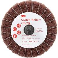 Disque combin&eacute; Scotch-Brite, 2-1/2" dia., Grain 120, Oxyde d'aluminium OSI Industrial Sales