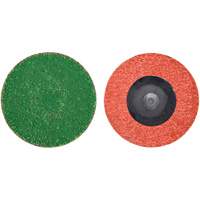 Disque de toile &agrave; changement rapide Zirc Plus, 2" dia., Grain 40, Alumine de zirconium OSI Industrial Sales