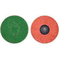Disque de toile &agrave; changement rapide Zirc Plus, 3" dia., Grain 120, Alumine de zirconium OSI Industrial Sales