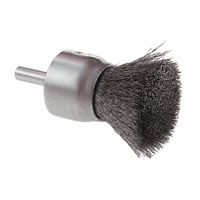 Brosse mont&eacute;e &agrave; fils ondul&eacute;s, 1", Fils 0.006 OSI Industrial Sales