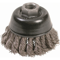 Brosses-boisseau &agrave; fils nou&eacute;s - Petites rectifieuses &agrave; grande vitesse, 2-3/4" dia. x 5/8"-11 arbre OSI Industrial Sales