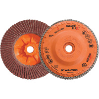 Disque &agrave; lamelles Enduro-Flex, 4-1/2" x 5/8"-11, Type 27, Grain 40, Alumine de zirconium OSI Industrial Sales