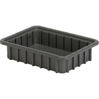 Contenants Divider Box, Poly&eacute;thyl&egrave;ne, 10,8" la x 8,3" p x 2,5" h, Gris OSI Industrial Sales