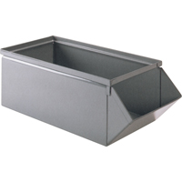 Steel Bin, 100 lbs. Cap., 15" W x 24" D x 11" H, Blue OSI Industrial Sales