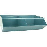 Sectional Bin Units, 100 lbs. Cap., 37" W x 24" D x 11" H, Blue OSI Industrial Sales