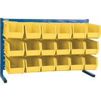 Rayonnage &agrave; persienne avec bacs, 18 bacs, 36" la x 8-1/4" p x 22" h OSI Industrial Sales