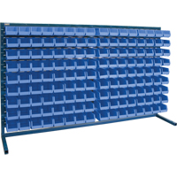 Rayonnage &agrave; persienne avec bacs, 144 bacs, 72" la x 15" p x 40" h OSI Industrial Sales