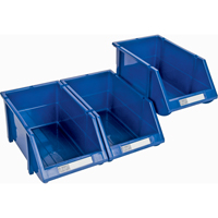 Bac empilable & &agrave; suspendre, 4-13/16" la, 3-3/16" h x 7-1/8" p, Bleu OSI Industrial Sales
